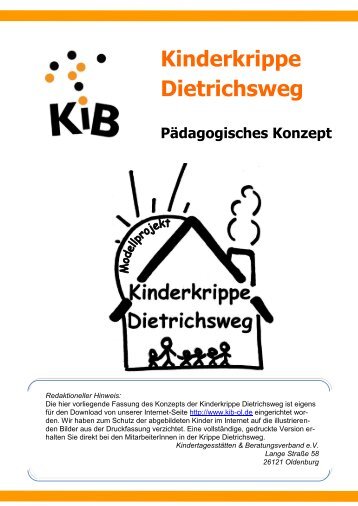 Kinderkrippe Dietrichsweg Pädagogisches Konzept - KiB