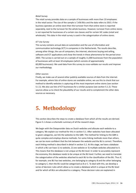 Measuring the internet economy in The Netherlands a big data analysis 2016 | 14