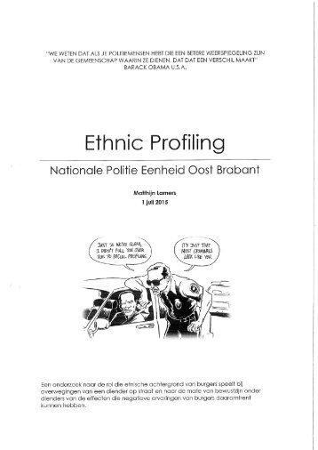 Ethnic Profiling