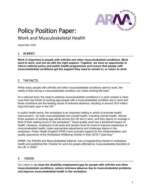 Policy Position Paper policy-position-paper