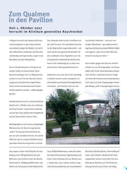 Ausgabe Januar 2008 - Klinikum St. Marien Amberg