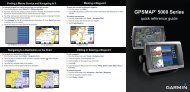 Garmin GPSMAP 5208 - Quick Reference Guide