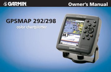 Garmin GPSMAP 292 - Owner's Manual