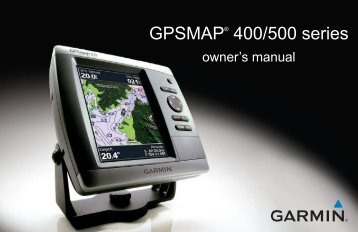 Garmin GPSMAP 420s - Owner's Manual