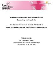 Brustgesundheitszentren: Hohe Standards in der ... - Mettnitzer