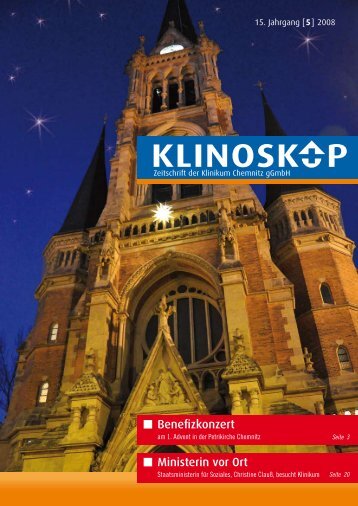 Klinoskop Nr. 5/2008 ( 2.4 MB im PDF - Klinikum Chemnitz