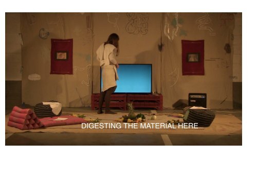 DIgesting the material stills text video