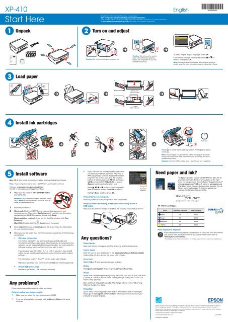 Epson Epson Expression Home XP-410 Small-in-One® All-in-One Printer ...