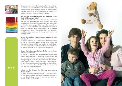 Regenbogenfamilie - Kinderwunsch, Carola Lehmann