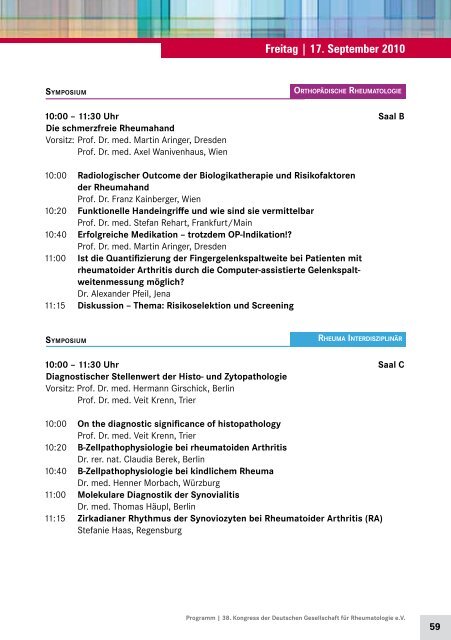 38. kongress der deutschen gesellschaft für ... - DGRH-Kongress