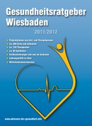 Gesundheitsratgeber Wiesbaden - Gesundheit Rhein-Main