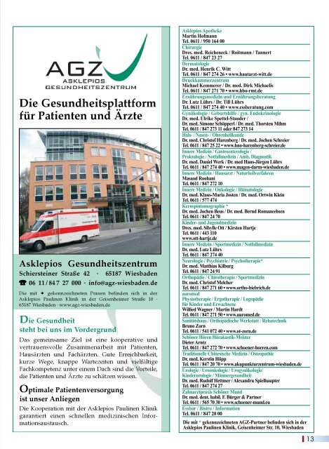 Gesundheitsratgeber Wiesbaden - Gesundheit Rhein-Main