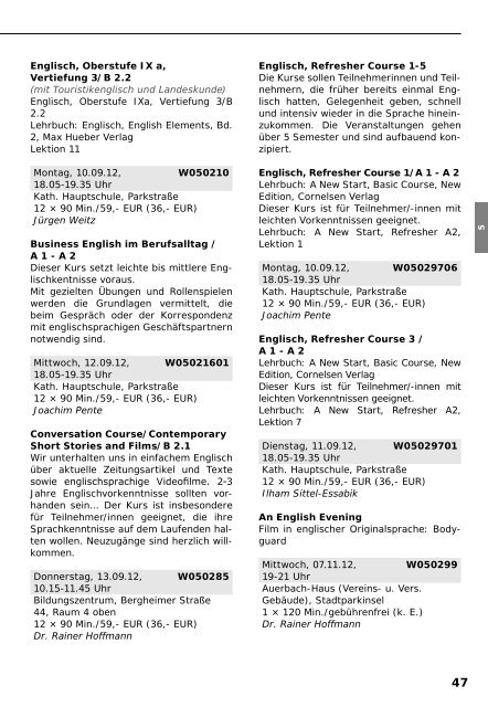 VHS-Programm Herbst - Winter 2012 (PDF 3.100 KB