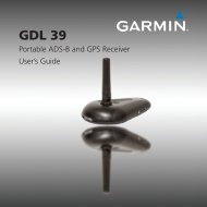 Garmin GDLÂ® 39 - GDL 39 User's Guide