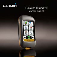Garmin DakotaÂ® 10 with TOPO Germany Light - Owner's Manual