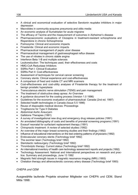 Ansätze und Methoden der ökonomischen Evaluation - Bad Request