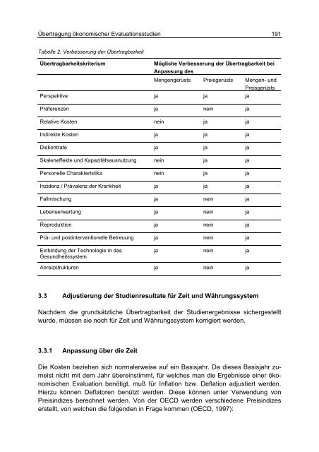 Ansätze und Methoden der ökonomischen Evaluation - Bad Request