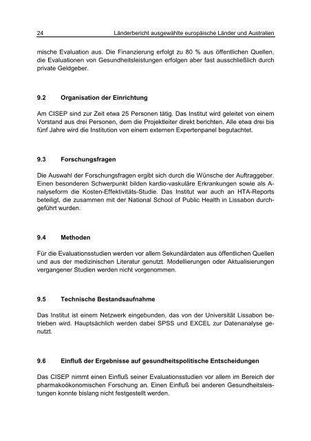 Ansätze und Methoden der ökonomischen Evaluation - Bad Request