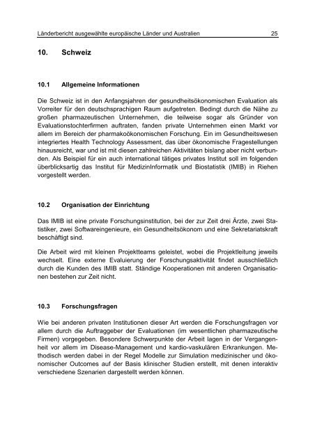 Ansätze und Methoden der ökonomischen Evaluation - Bad Request