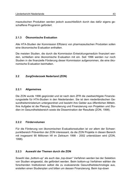 Ansätze und Methoden der ökonomischen Evaluation - Bad Request