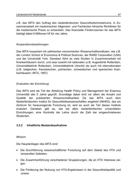 Ansätze und Methoden der ökonomischen Evaluation - Bad Request