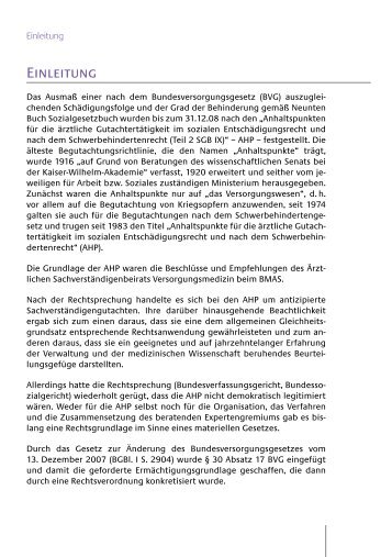 Versorgungsmedizinischen Grundsätze - Zentrum Bayern Familie ...