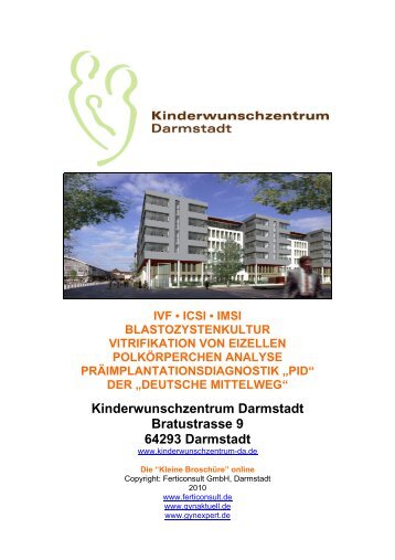 Kleinen Broschüre - Kinderwunschzentrum Darmstadt