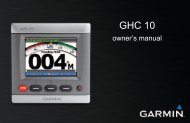 Garmin GHPâ¢ 20 Marine Autopilot System for VikingÂ® with GHCâ¢ 10 - Owner's Manual
