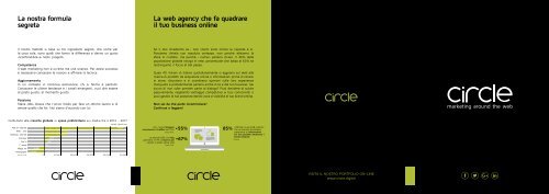 Brochure Circle S.r.l. Web Agency