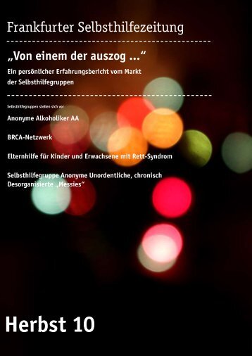 Herbst 10 - Selbsthilfe-Kontaktstelle Frankfurt e.V.