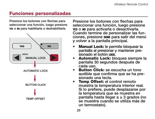 Honeywell Portable Comfort Control - Portable Comfort Control Operating Manual (English,French,Spanish) 