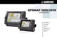 Garmin GPSMAP 2010/2010C - Owner's Manual