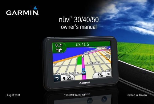 Garmin n&uuml;vi&reg; 40, Middle East and North Africa - Owner's Manual