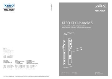 KESO KEK i-handle S - ASSA ABLOY (Switzerland) AG