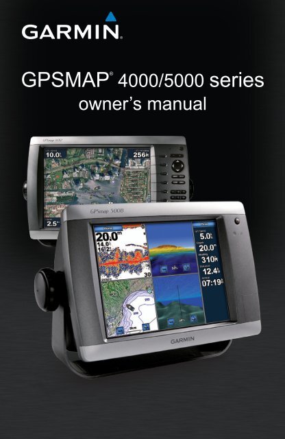 Garmin GPSMAP&reg; 5012 (Multiple Station Display) - Owner's Manual