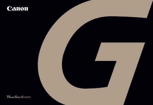 Canon Powershot G3 X Powershot G Series Brochure Pdf