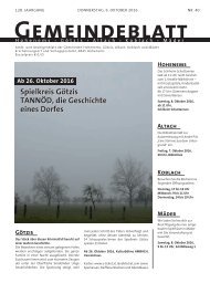 Gemeindeblatt