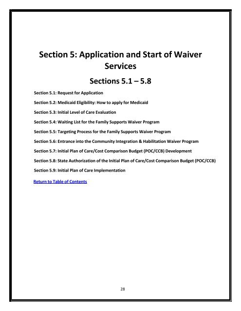 DDRS Waiver Manual