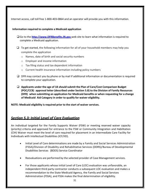 DDRS Waiver Manual