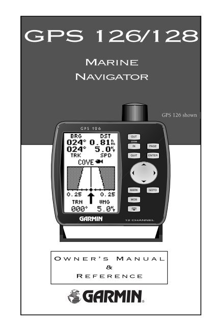 Garmin GPS 126 - Owner's Manual