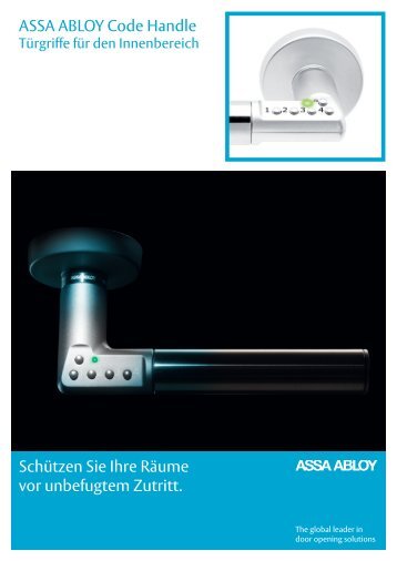 Technisches Datenblatt - ASSA ABLOY (Switzerland) AG