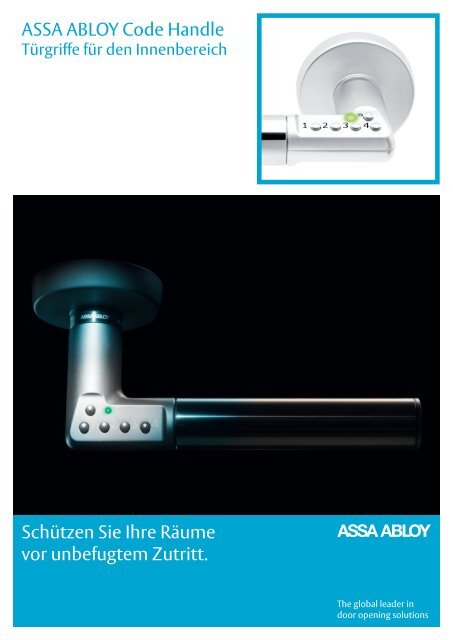 Technisches Datenblatt - ASSA ABLOY (Switzerland) AG