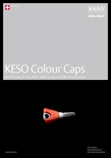 097 KESO Colour Caps (2000/4000) - ASSA ABLOY (Switzerland) AG