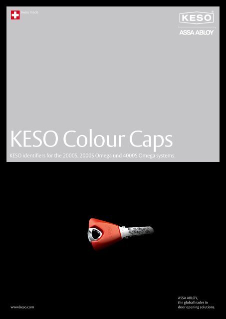 097 KESO Colour Caps (2000/4000) - ASSA ABLOY (Switzerland) AG