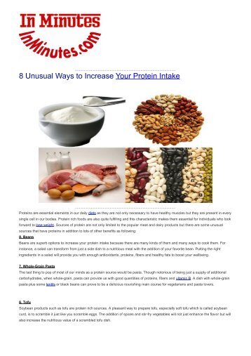8 Unusual Ways to Increase Your Protein Intake