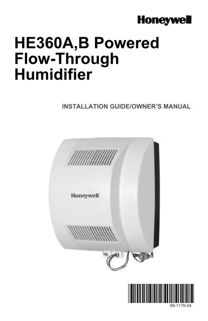 Honeywell Truesteam Humidifier Troubleshooting Manual