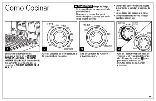 Hamilton Beach Convection Toaster Oven (31331) - Use and Care Guide