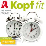 Kopf-fit Leseprobe Oktober 2016