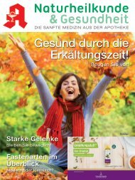 Naturheilkunde & Gesundheit - Leseprobe Ihrer Apothekenzeitschrift