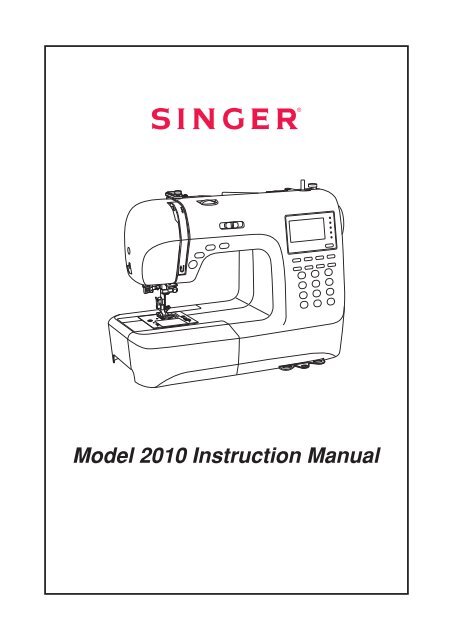Singer 2010 | SUPERB - English - User Manual